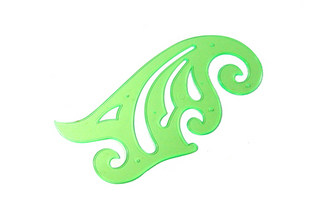 蝴蝶牌25cm曲线专业绘图设计辅助工具各类尺