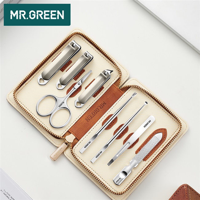 mr.green指甲刀套装指甲剪指甲钳耳勺鼻毛镊子文化