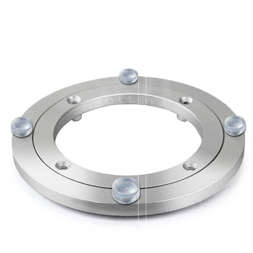 滚轮圆桌转轴中间餐桌转盘大理石稳固固实木桌转盘