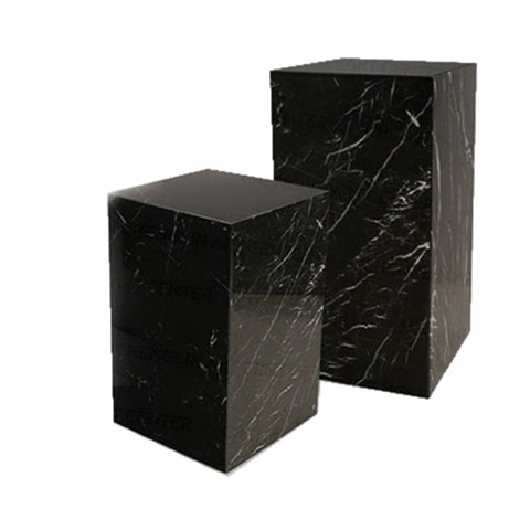 大理底座遇见大师黑白雕塑基座简约玄关工艺品大理石制品