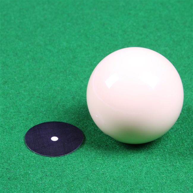 中式台球桌用品配件开球母球定位贴布粘性白球摆母球定位器