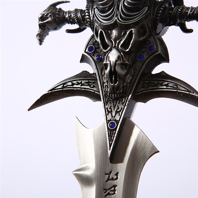 动漫周边魔兽世界霜之哀伤44cm金属金属模模型手办wow游戏实物周边
