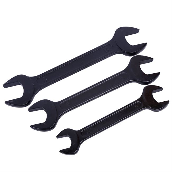 扳手双头开口发黑特种万能重型46506575双头呆扳手