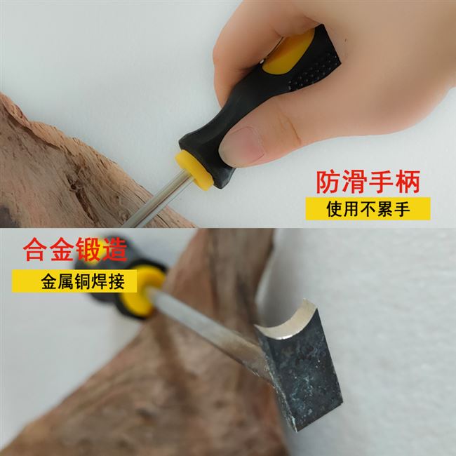 勾刀根雕去皮刮刀木工雕刻刀7型手工刮底刀清理刀挖槽刀工具  价格: &