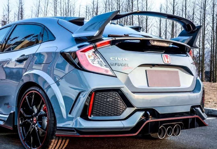 本田十代思域typer顶翼tr改装尾翼思域尾翼现售产品