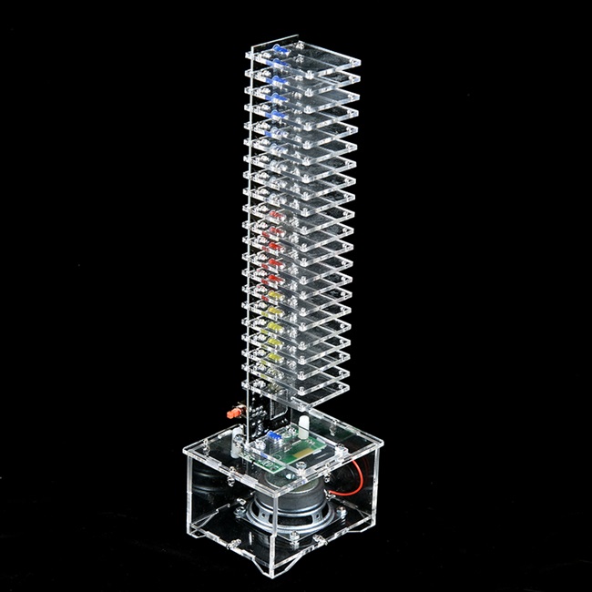 水晶音响频谱显示器音频声控散件电子电子制制作其它元器件