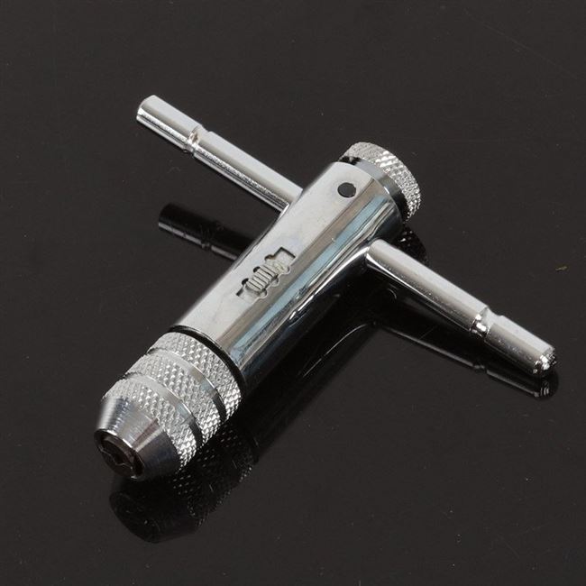 丝锥扳手加长型棘轮工具丝攻攻丝可调铰手正反丝锥扳手