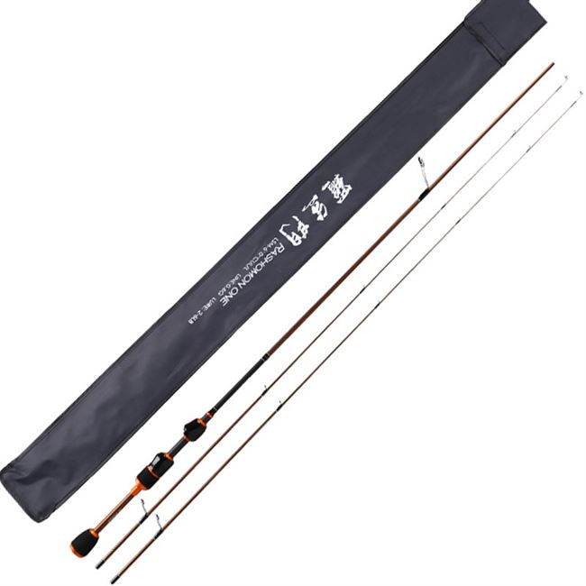 哈斯达马口ul调直柄超软路亚套装18米碳素纺车路亚竿