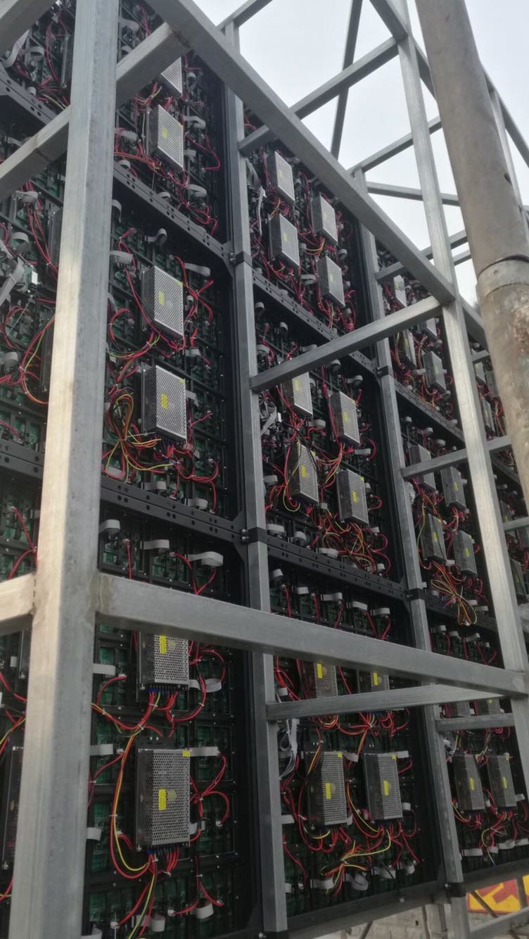 箱体室内维护led电子显示屏户外大屏幕单色全彩led显示屏