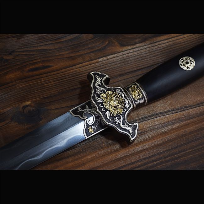 一体刀剑长剑龙泉拙匠宝剑唐剑清剑刀手工花纹刀剑