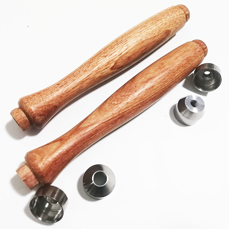 空竹花梨抖杆手柄实木手把花瓶样式把套空竹