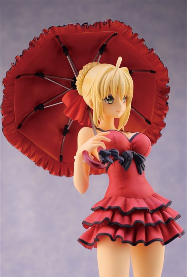 saber撑伞fate国产extraccc红尼连衣裙命运之夜塞巴手办