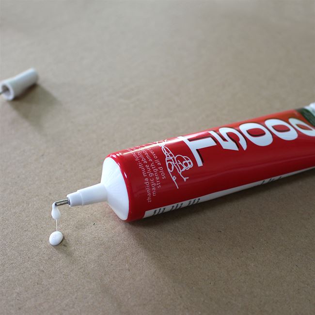 边框胶水t5000白色手机翘屏开胶饰品品点钻粘胶水