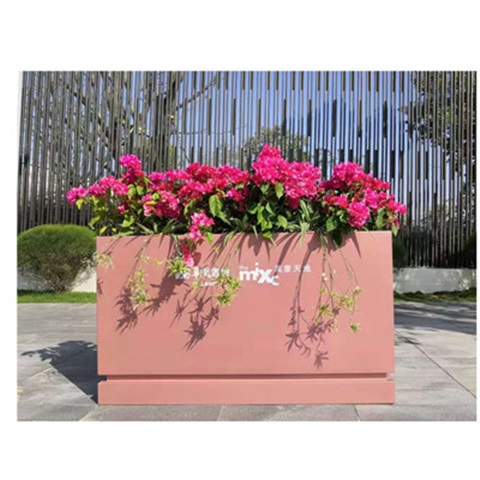 市政长方形花架户外花箱售楼部花槽花坛不锈不锈钢花坛