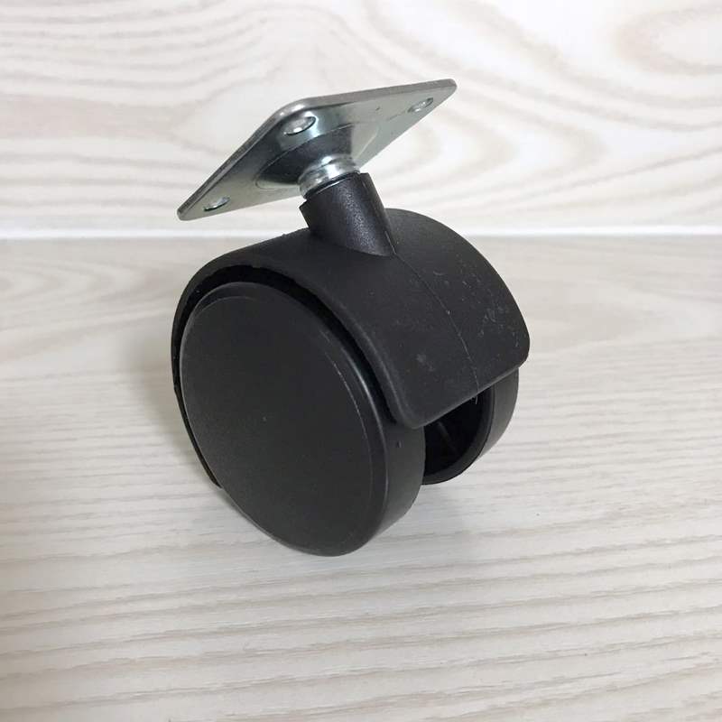 5寸铁板万向轮 小轮子 家具脚轮 滑行车花盆床头柜轱辘
