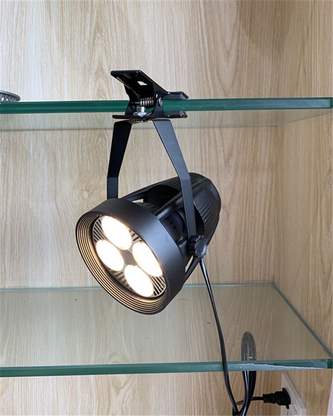 射灯婚庆摆摊超亮led夹子40w展览集市地灯射灯