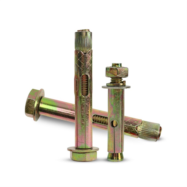 膨胀减速螺丝钉加长地板爆炸六角内式内置螺栓螺钉