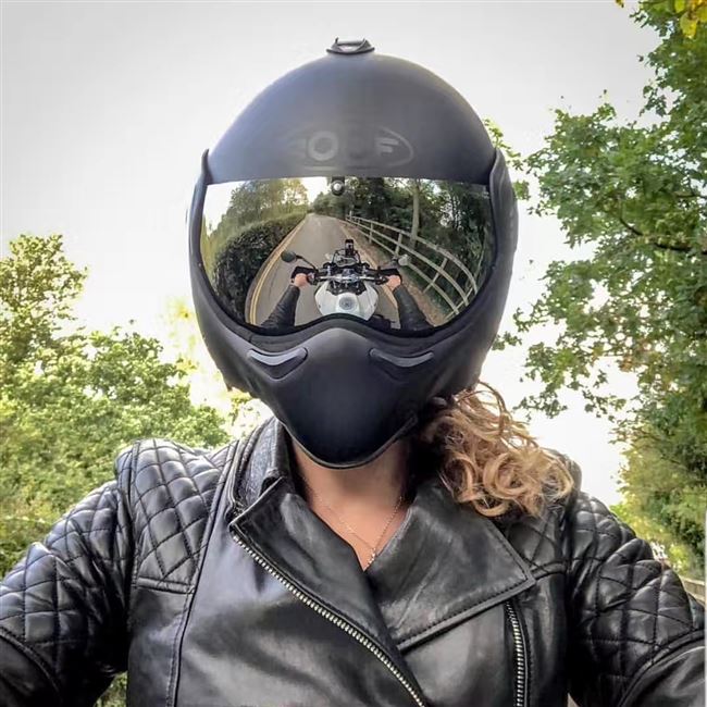 龙仕摩品法国roof摩托车外星人碳纤维多功能防雾揭面摩托车头盔