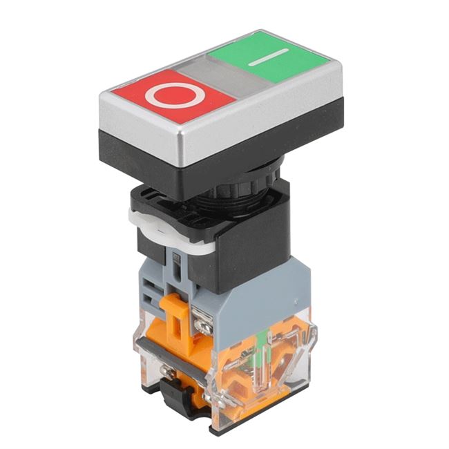 按钮复位la3811drg双位带灯启动停止开关22mm按钮