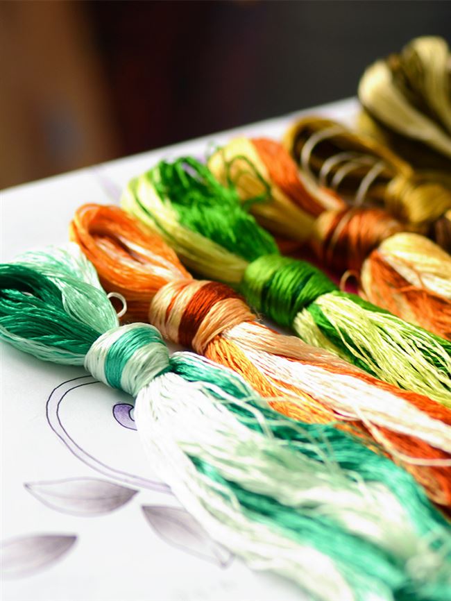 苏绣常用绣线桑蚕丝绣十字绣绣花线刺绣线色小支苏绣