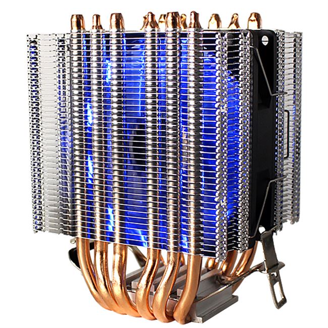 静音cpucpu6铜管散热器775amd1155136620662011台式机风扇散热器