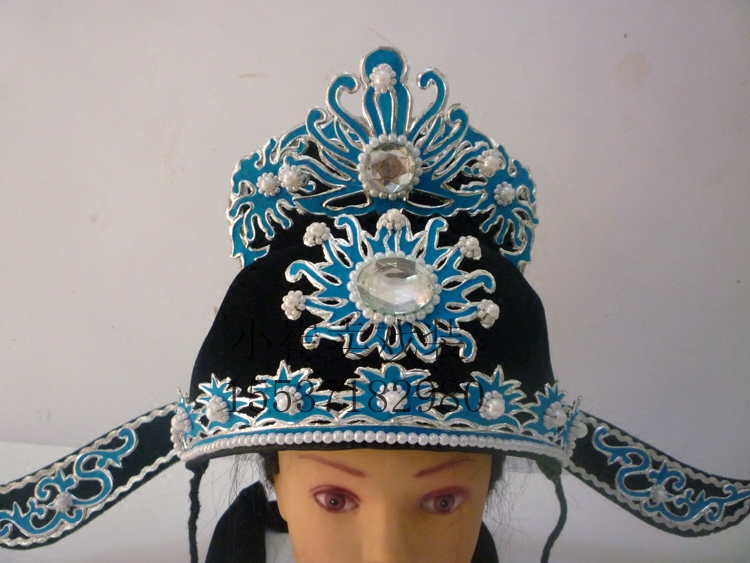 小生京剧戏曲戏剧越剧黄梅戏帽子古装舞台用品民族服装