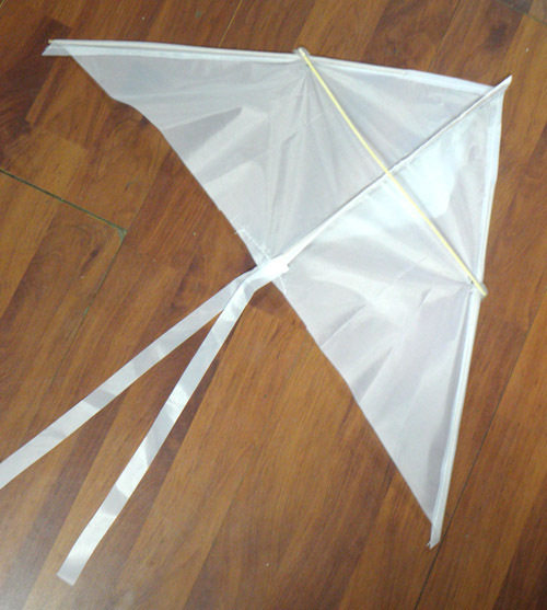 风筝小八腊子diy手绘彩绘儿童白色手工空白绘画风筝