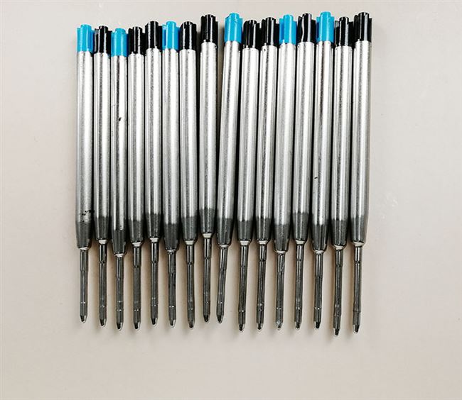 笔芯金属宝珠签字签字笔水性g2旋转圆珠螺纹替芯