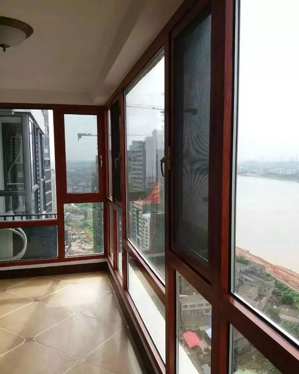 一体阳光房落地武汉断桥铝合金门窗阳台平开推拉推拉窗