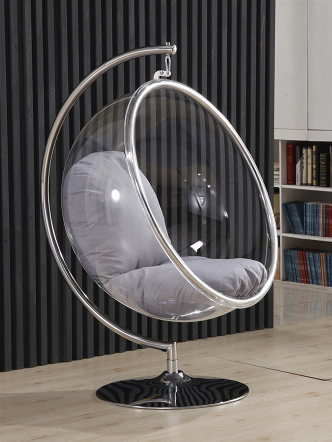 泡泡吊椅网红少女玻璃半球亚克力吊篮秋千吊球户外秋千
