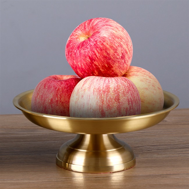 果盘纯铜供佛供盘仙家道家供奉用品贡品盘贡盘果盘