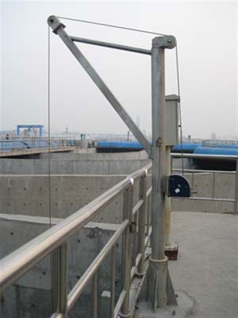 水泵提升潜水搅拌机安装系统井下起吊吊架不锈钢水泵