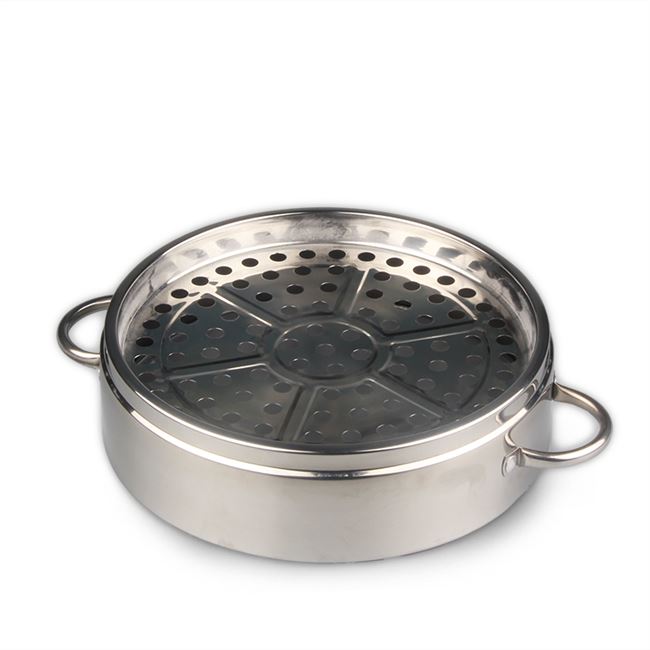 全不不锈钢蒸笼18厘米蒸屉小笼包蒸饺饺子笼盖沙县餐具笼