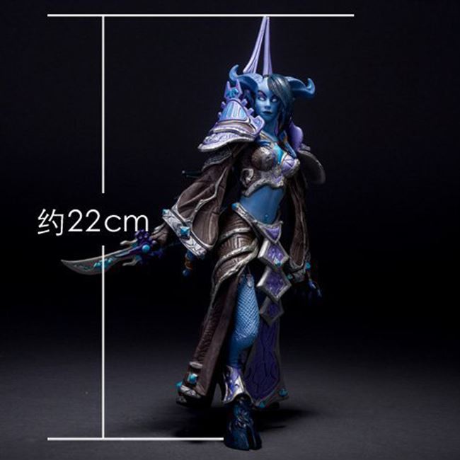 动漫周边魔兽世界德莱尼女法师手办t6套装潮玩盲盒