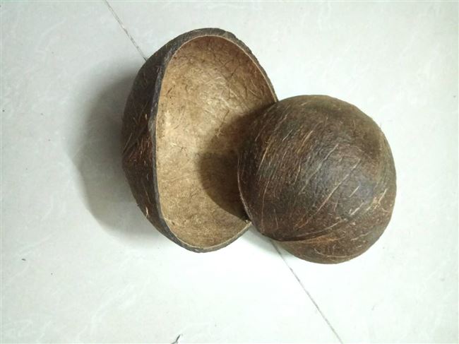 椰壳乐器工艺品海南半开椰子装饰品幼儿园diy食盆椰子壳