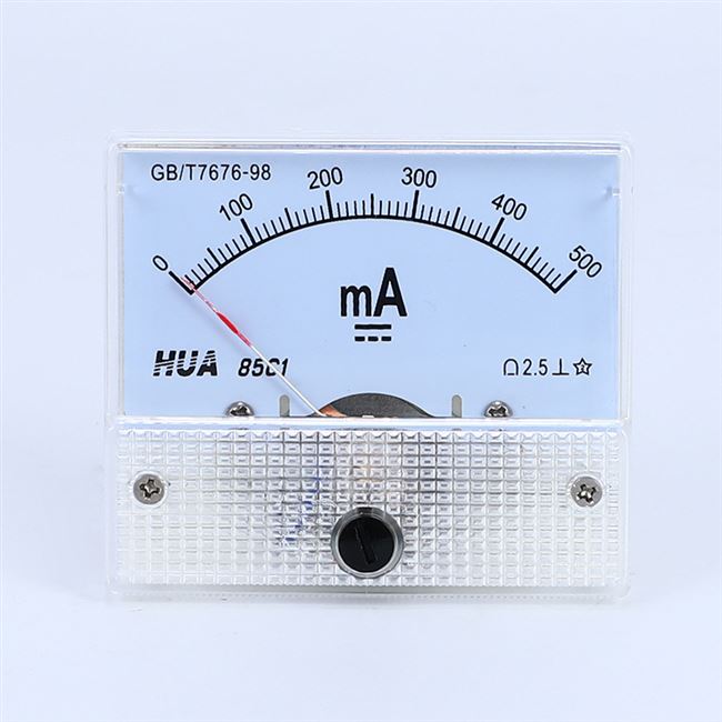 毫安表85c正负指针式华伟直流直流电电流表123ma30ma50微安其它仪表
