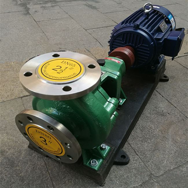 水泵ih80耐腐蚀离心泵不锈钢65160化工酸碱污废泵头水泵