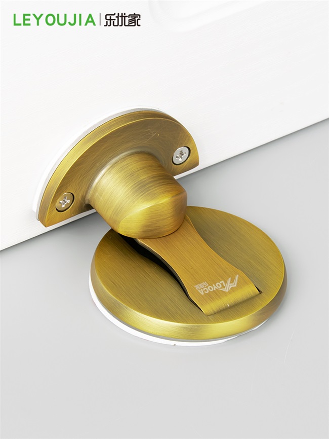 隐形门吸防撞打孔不锈钢地吸强磁门碰门阻门挡吸门门吸