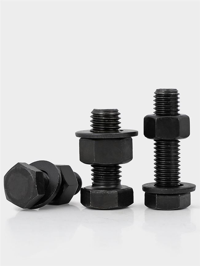 螺母左旋m8m10m12m14m109级反牙外六角螺丝套装反丝反扣螺栓
