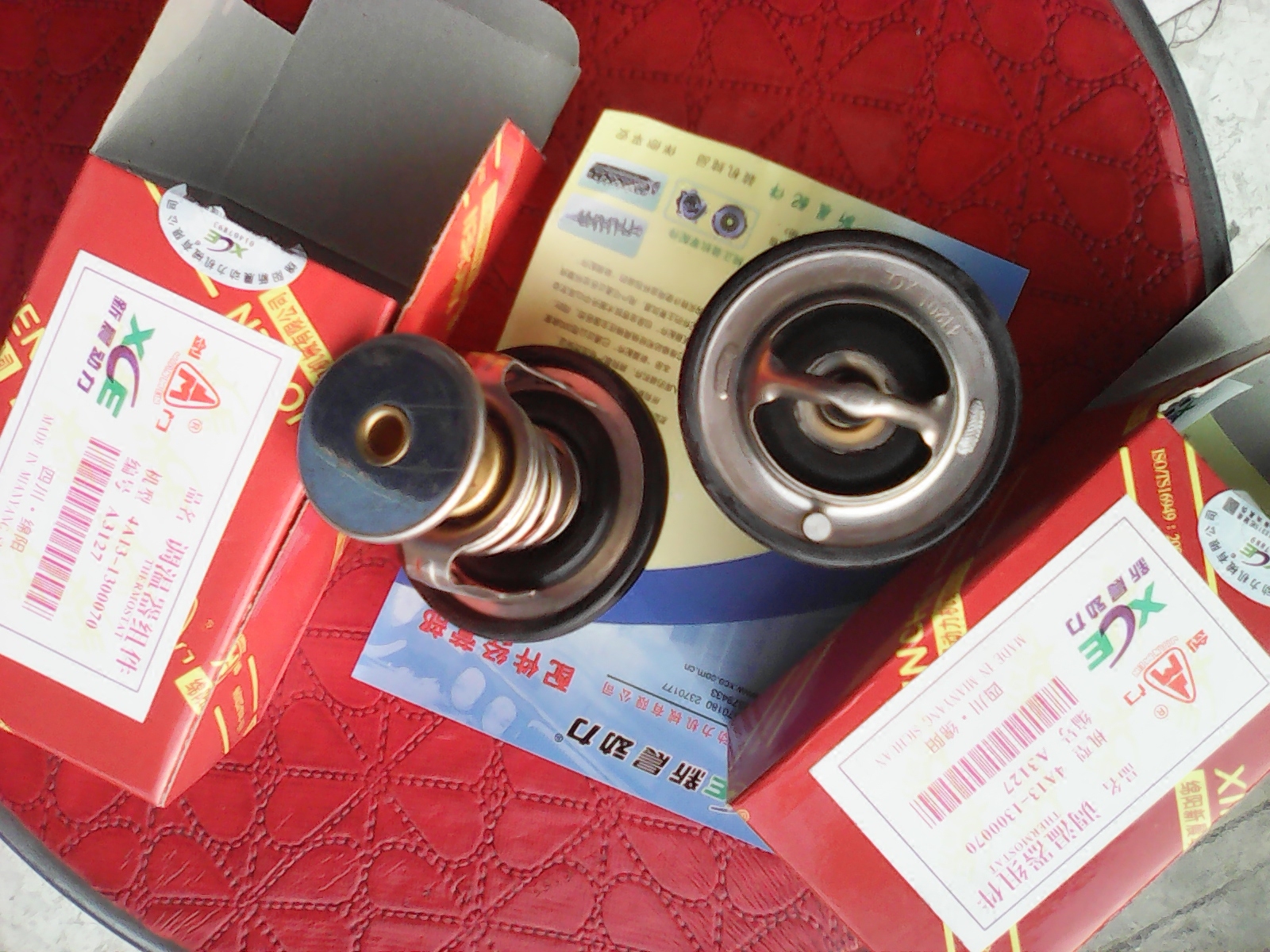 中华骏捷frv4a13郑州帅客4a15俊风dk13调温节温节温器