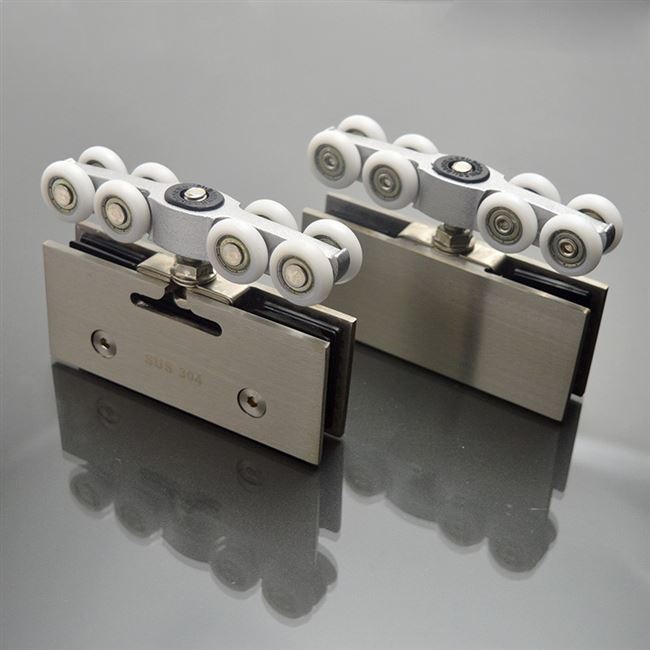 移门趟门玻璃门吊轮不锈钢钢化玻璃滑轮推拉门加厚吊滑吊滑