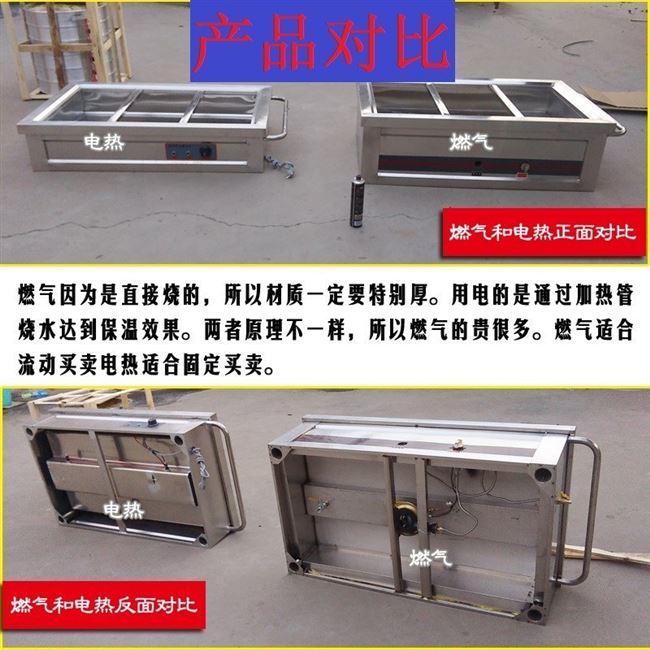 不锈钢快餐车保温保温售饭台厨具平底保温箱餐饮恒温箱餐车温控自