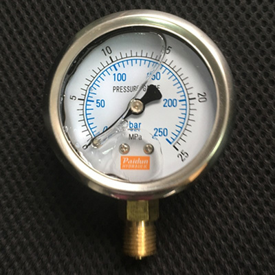 压力表yn60三色耐震0-25mpa注塑机防震250bar液压油压其它仪表仪器