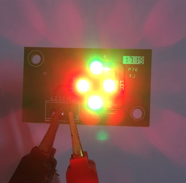 装饰灯led指示灯10片价格红绿双色色灯珠灯板夜led灯珠