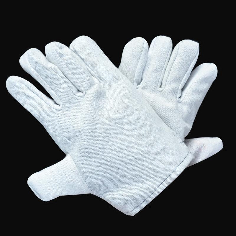 白布手套帆布工业劳保防护护手套包邮免60双防护手套
