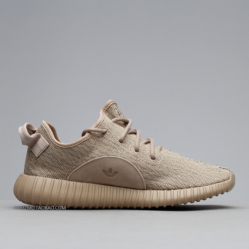 哄哄adidasyeezyboostoxfordtan侃爷卡其色aq2661跑步鞋
