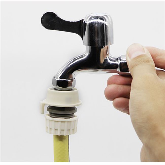 工程转换洗衣机洗车水管接头塑料卡扣式配件家用龙头4分水管快接