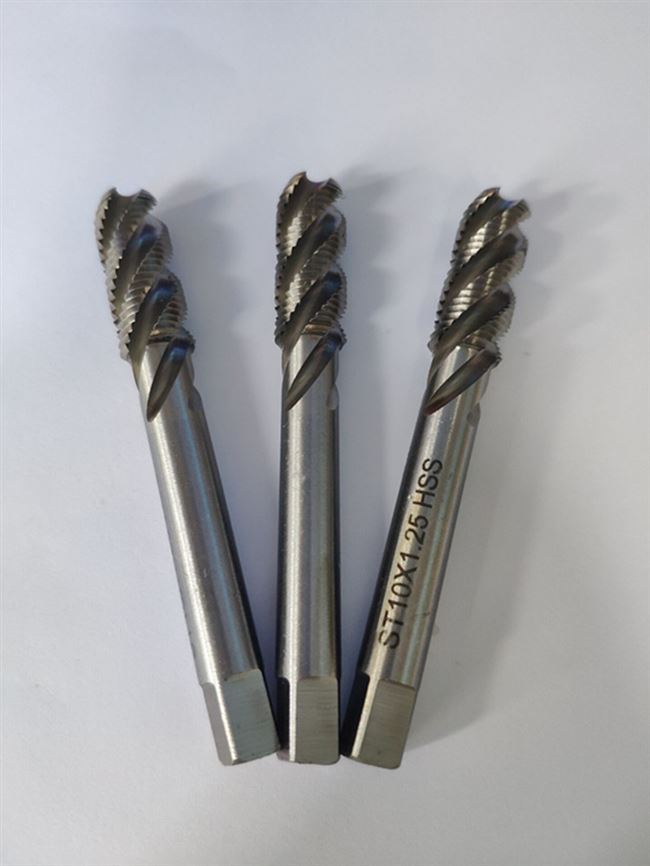 专用st8st12钢丝螺套丝锥螺旋槽牙套丝锥st6*1*1.25st10*1.