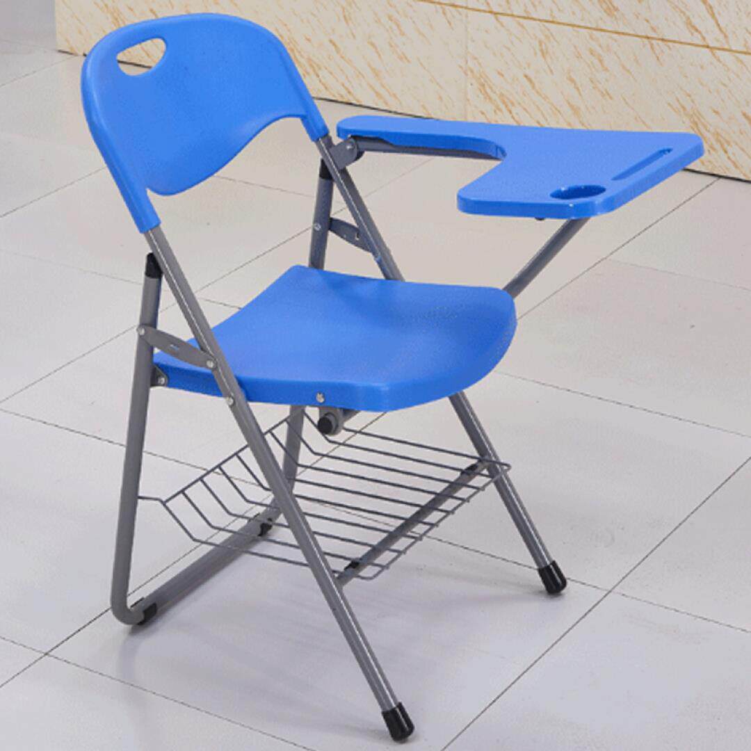 洛克菲勒 折叠简易会议塑料椅培训椅会场活动椅职员听课椅子_7折现价