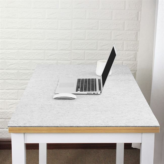 毛毡桌布大号加厚毛绒保暖家用书桌写字办公室桌布